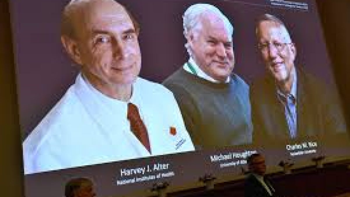 Nobel Prize for Medicine for discovery of Hepatitis C virus