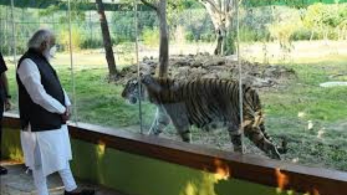 PM Modi inaugurated Sardar Patel Zoological Park & Arogya Van in Gujarat