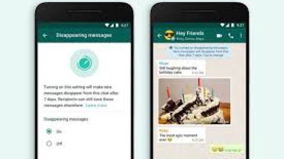 WhatsApp disappearing messages