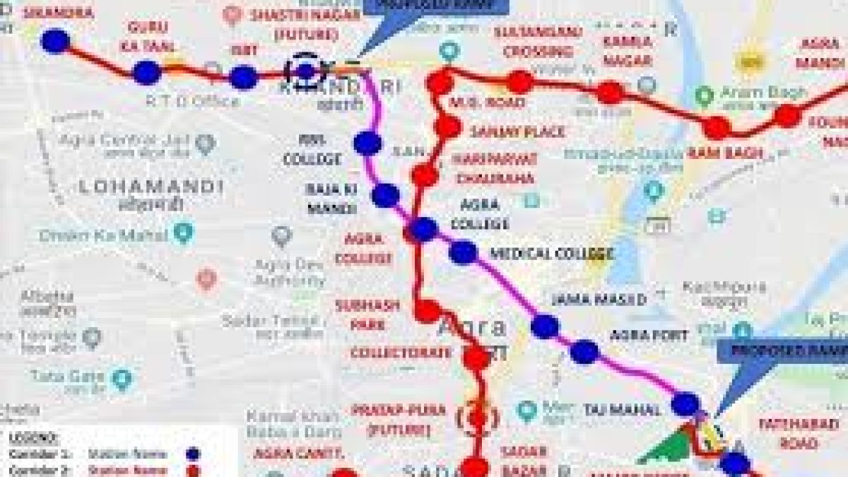 Phase-1 of Agra Metro rail project