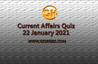 Top 10 Today's Quiz - 22 January 2021