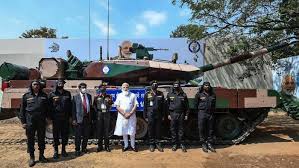 Prime Minister hands over indigenous Arjun Mk-1A tank to Army