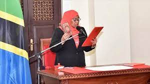 Tanzania swears in first female president