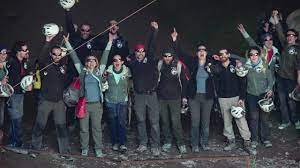 French volunteers leave cave after 40 days in isolation