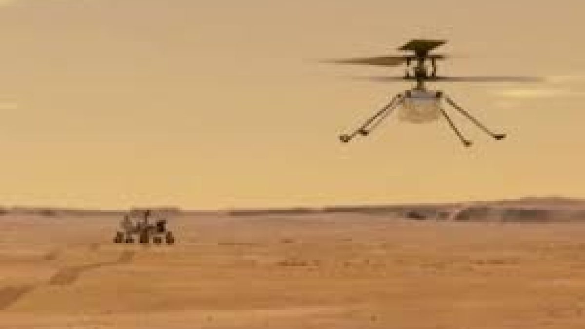 NASA's Ingenuity Helicopter Takes Flight on Mars