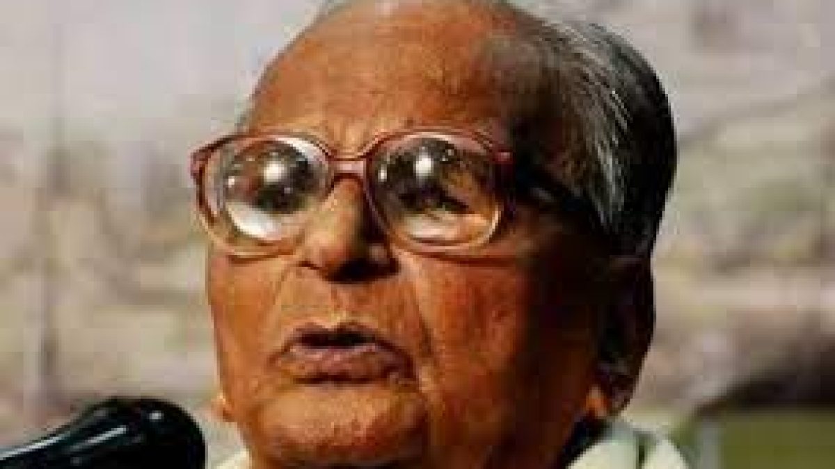 Nuclear scientist Krishnamurthy Santhanam passed away