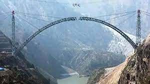 PM lauded the completion of Arch closure of the Chenab Bridge