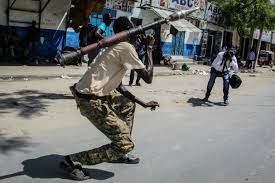 Somali opposition fighters cordon off parts of capital