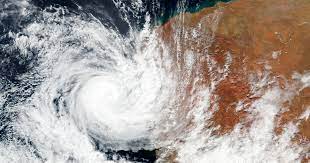 Tropical cyclone Seroja rips in Western Australia