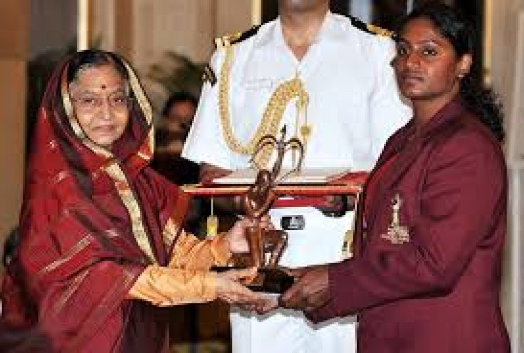 Assistance to 2011 Arjuna Award winner V Tejaswini Bai