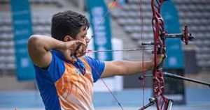 Abhishek Verma won compound men’s individual gold in Archery World Cup