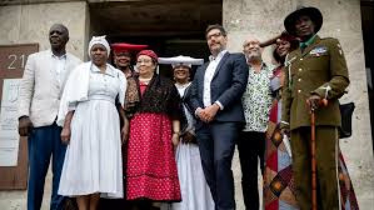 Germany recognising the colonial-era genocide in Namibia