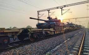 Indian Army holds trial run of train on Dedicated Freight Corridor