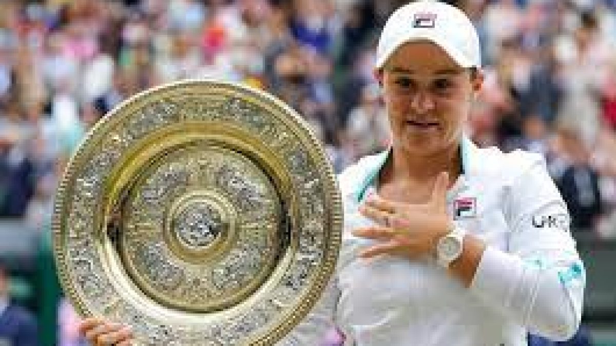 Ashleigh Barty won the Wimbledon tennis women’s singles title