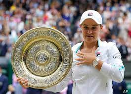 Ashleigh Barty won the Wimbledon tennis women’s singles title