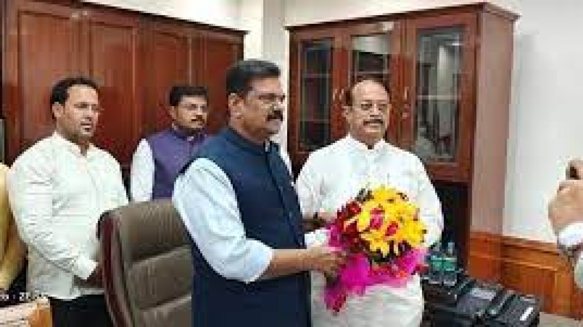 Kapil Moreshwar Patil took charge as MoS in the Ministry of Panchayati Raj