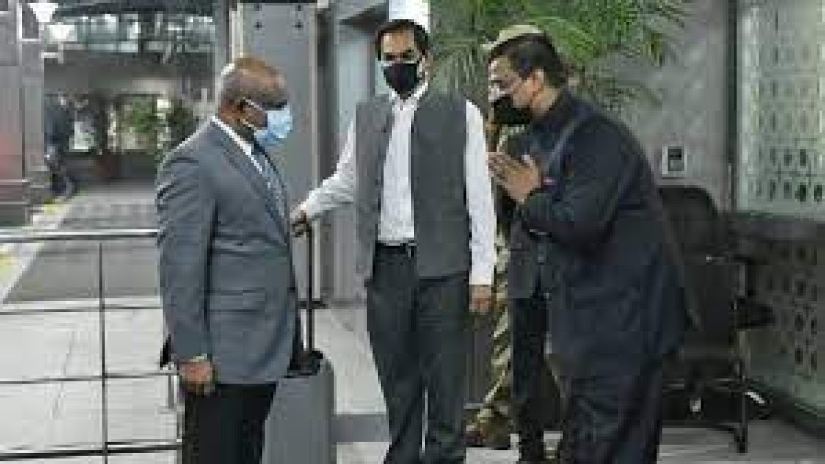 Maldives Foreign Affairs Minister Abdulla Shahid arrived in India