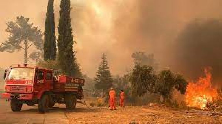 Massive wildfires in southern Turkey