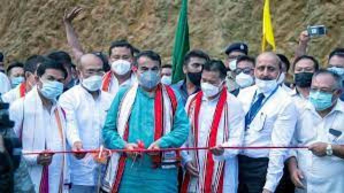 Nitin Gadkari inaugurated National Highway projects in Manipur