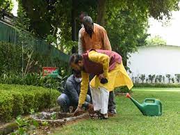 Prakash Javadekar started Van Mahotsav 2021 by planting Parijat plant