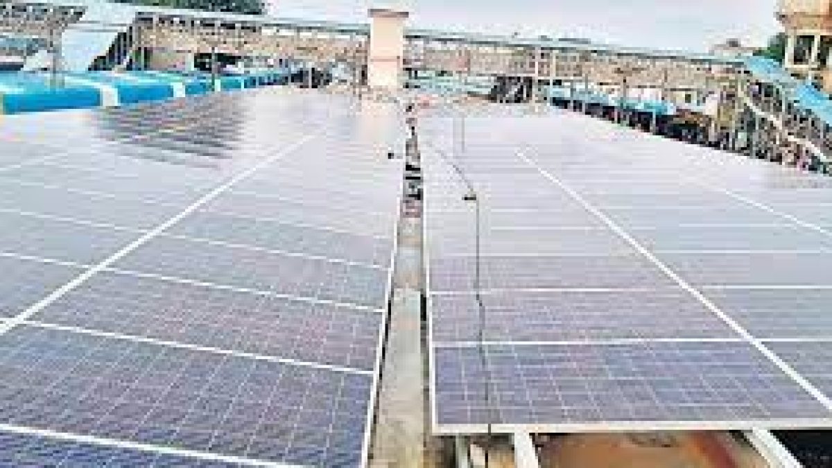 Vijayawada station became the first Solar Railway Station in the country to be covered with 130 kWp solar panels