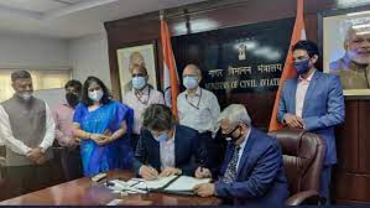 Vman Aviation Services signed Gift City's first aircraft purchase agreement