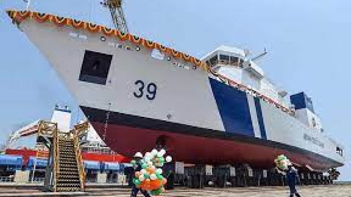 Rajnath Singh commissions Coast Guard patrol vessel Vigraha