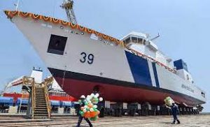 Rajnath Singh commissions Coast Guard patrol vessel Vigraha