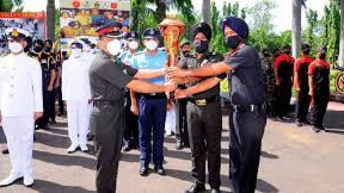 Swarnim Vijay Varsh Victory Flame at Cellular Jail