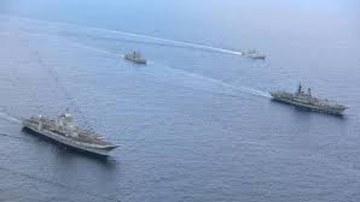 The first-ever joint naval exercise between India & Saudi Arabia
