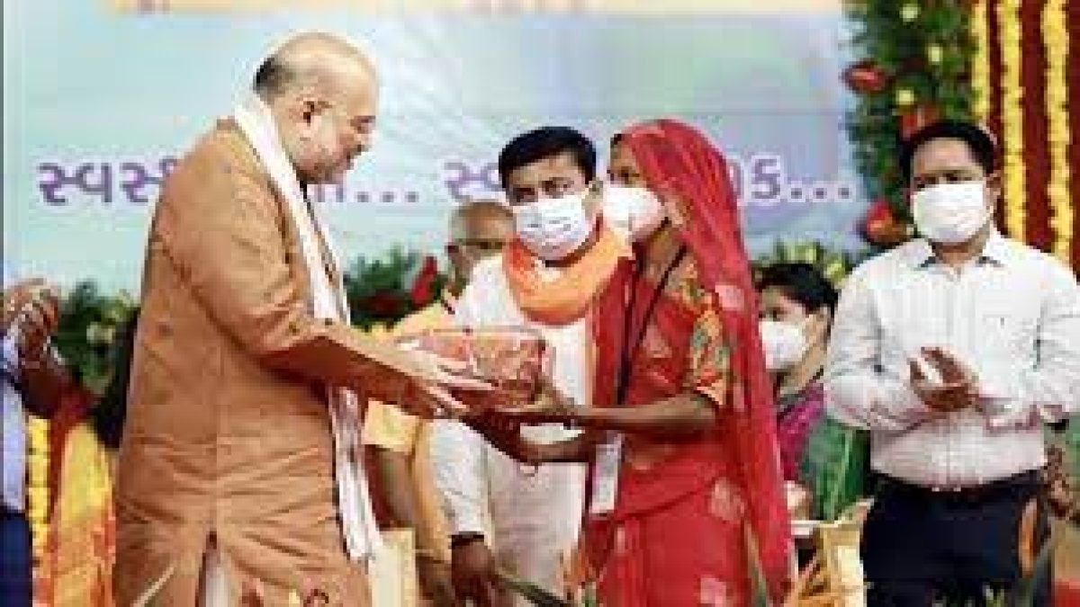 Amit Shah launched nutritious “Laddu Distribution Scheme” in Gandhinagar