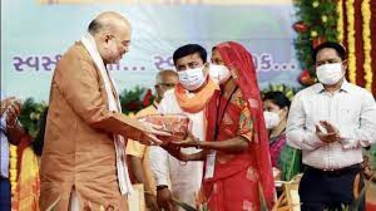 Amit Shah launched nutritious “Laddu Distribution Scheme” in Gandhinagar