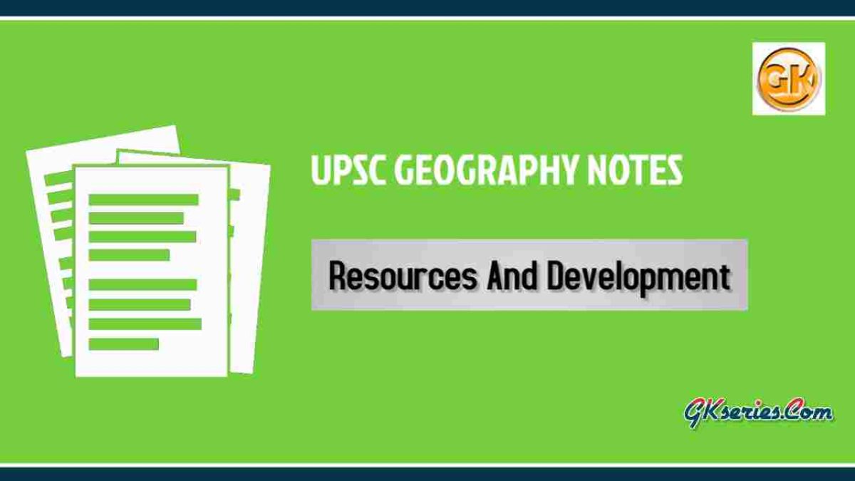 Resources And Development