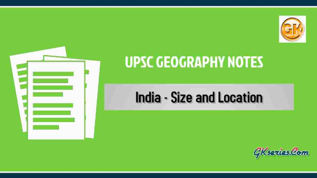 Location of India : Geography