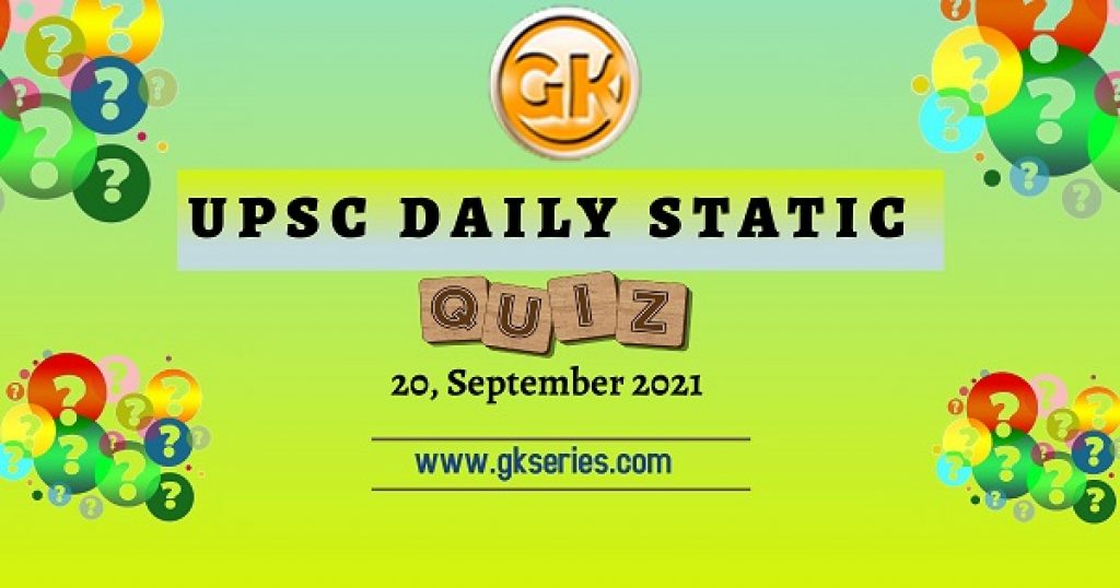 UPSC Daily QUIZ