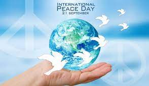 International Day of Peace: 21 September
