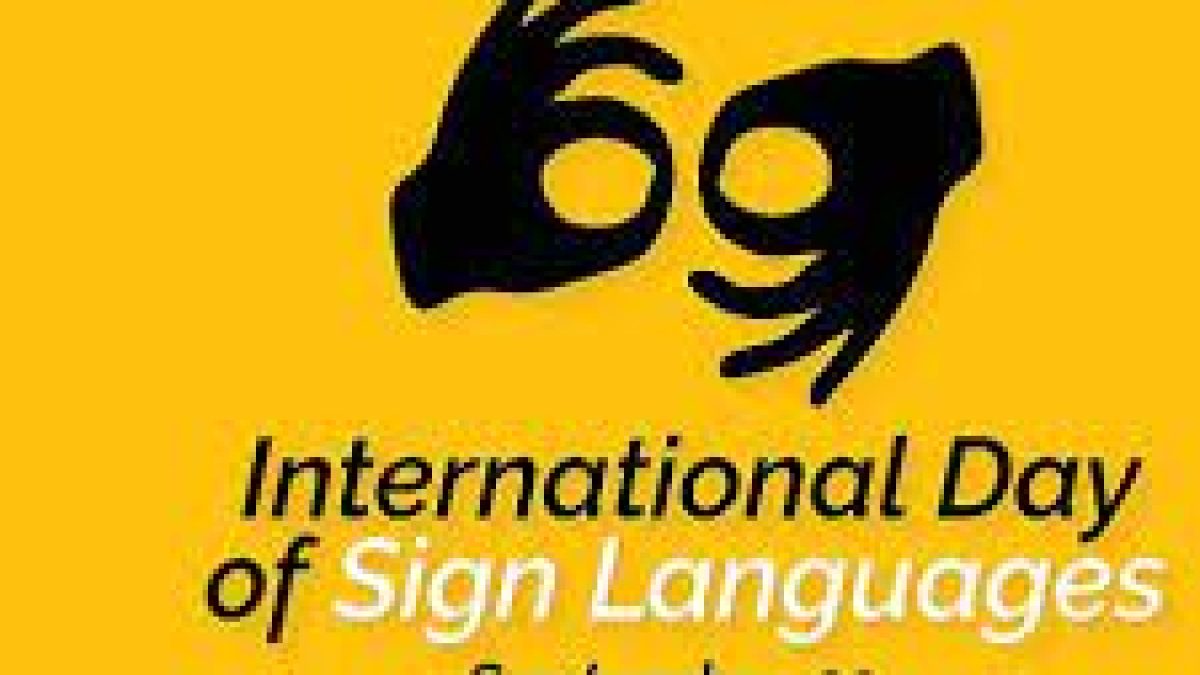 International Day of Sign Languages: 23 September