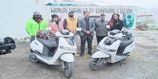 World’s Highest EV Charging Station Inaugurated At Kaza in Himachal Pradesh
