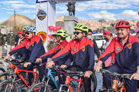 Union Minister flags off 2nd edition of Ultimate Ladakh Cycling Challenge at Leh