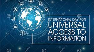 International Day for Universal Access to Information: 28 September