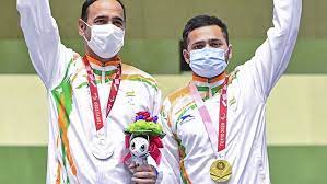 Manish Narwal wins Gold and Singhraj Adhana wins Silver in 50m Mixed Pistol (SH1) at Tokyo Paralympics