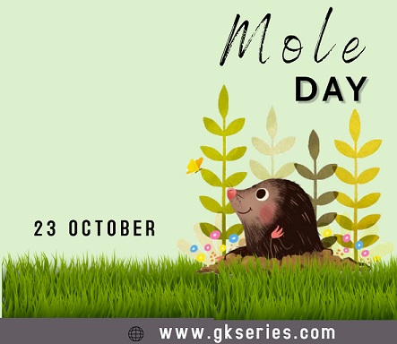 Mole Day observed on 23 October