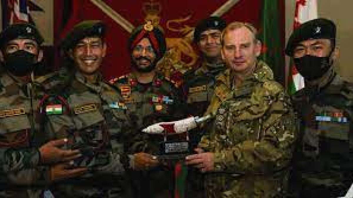 Indian Army team wins gold medal in the Exercise Cambrian Patrol 2021