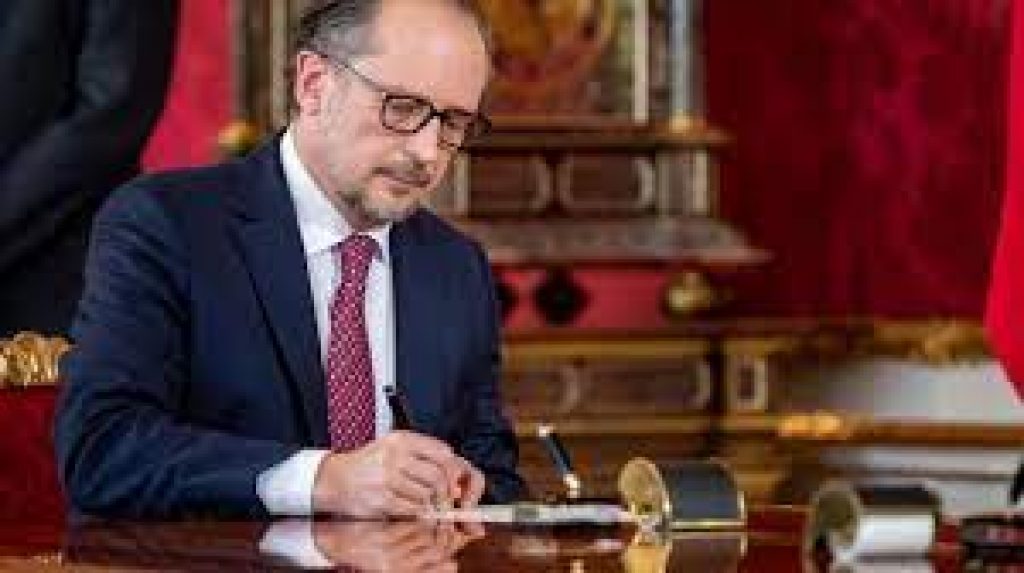 Alexander Schellenberg was elected Austrian Chancellor after Sebastian Kurz. Sebastian Kurz resigned for his involvement in a corruption scandal. Michael Linhardt, a former ambassador to France joined Schellenberg in the role of foreign minister.