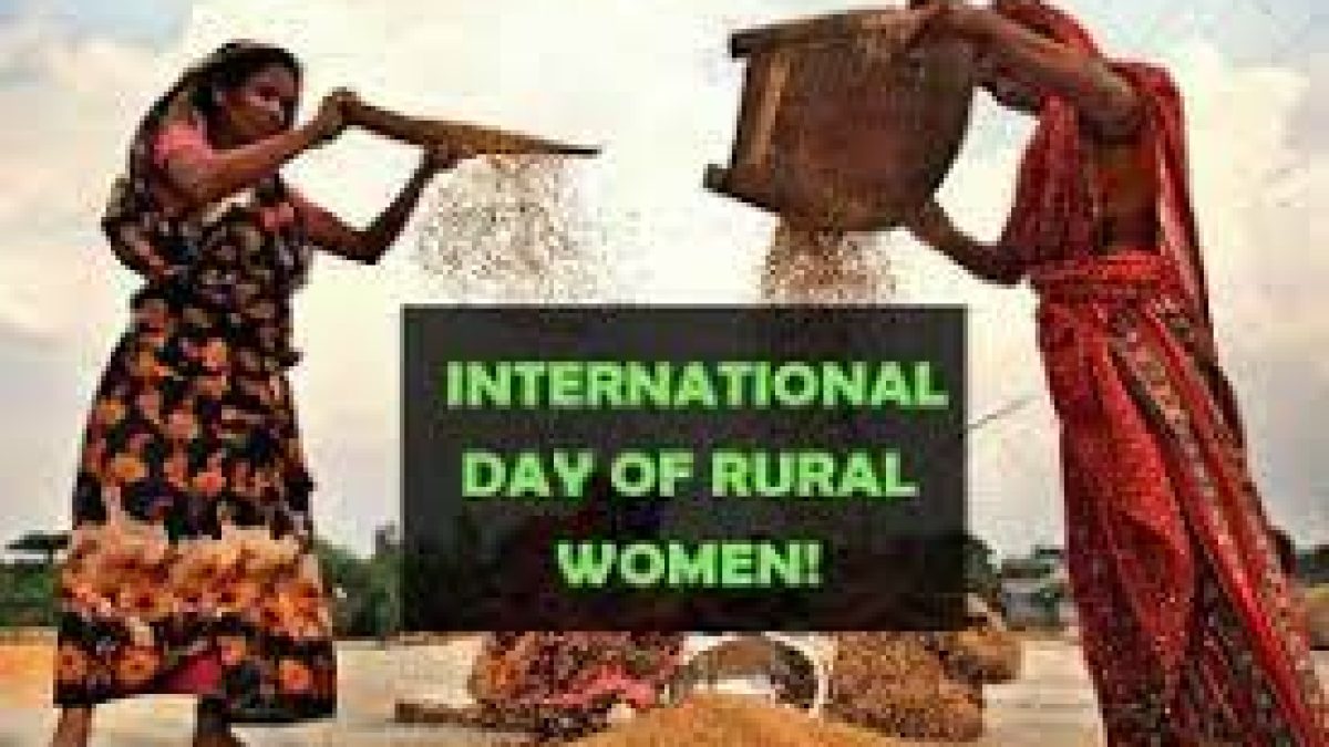 International Day of Rural Women: 15 October