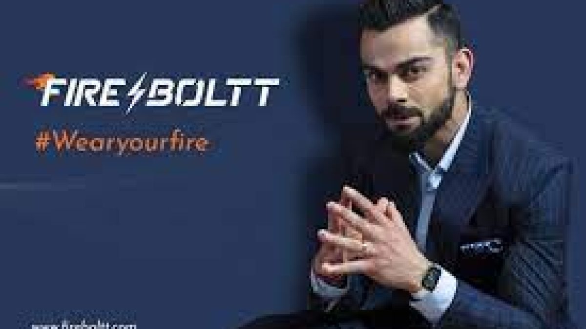 Virat Kohli appointed as new Brand Ambassador of Indian wearable brand Fire-Boltt