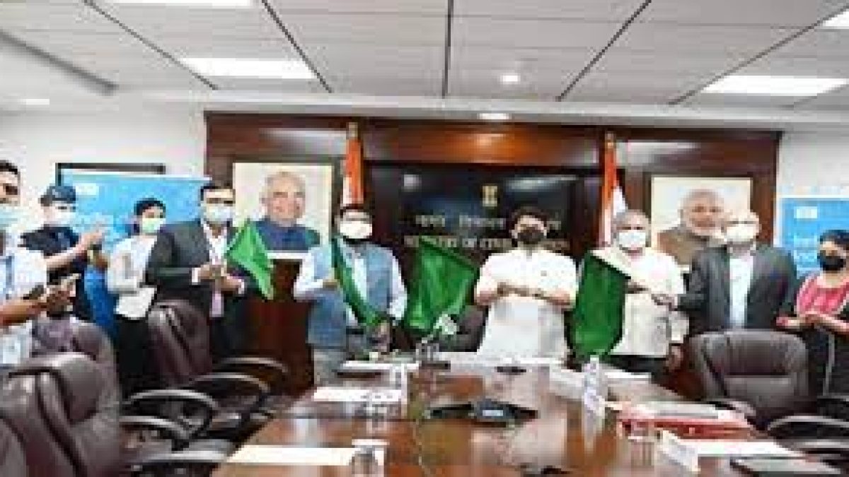 Civil Aviation Minister flags off the direct flight on the Shillong-Dibrugarh route