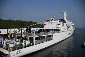 Indigenously-built Indian Coast Guard Ship ‘Sarthak’ dedicated to the Nation