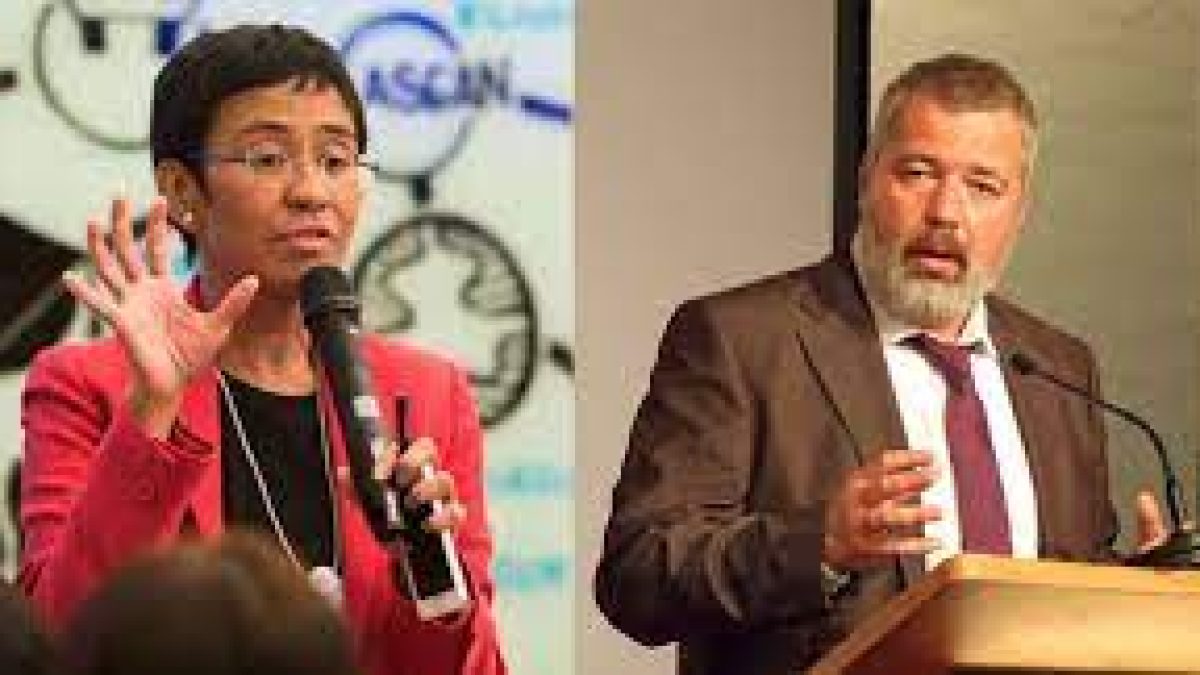 Maria Ressa and Dmitry Muratov wins 2021 Nobel Peace Prize