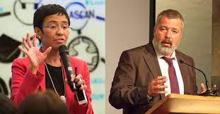 Maria Ressa and Dmitry Muratov wins 2021 Nobel Peace Prize